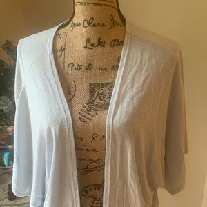 Dolman short sleeve cardigan